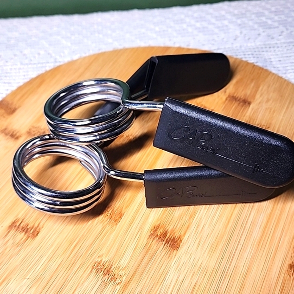Standard Spring Clip Collars, Pair, 2"